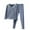 Blue, variant on FAIWAD Womens Thermal Underwear Sets Fleece Lined Warm Casual Sleepwear Long Sleeve Tops and Pants Base Layer Outfits