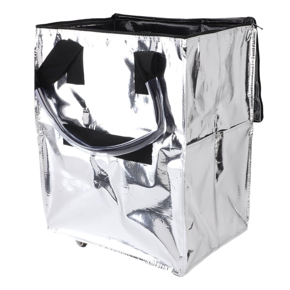 Foldable Shopping Rolling Bag Collapsible Wheeled Grocery Tote Lightweight for Shopping Travel Groceries