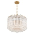 thumbnail image 3 of LOF-5005-AG Crystorama Lighting Lofton - 5 Light Chandelier-17 Inch Tall and 18 Inch Wide-Aged Brass Finish, 3 of 8