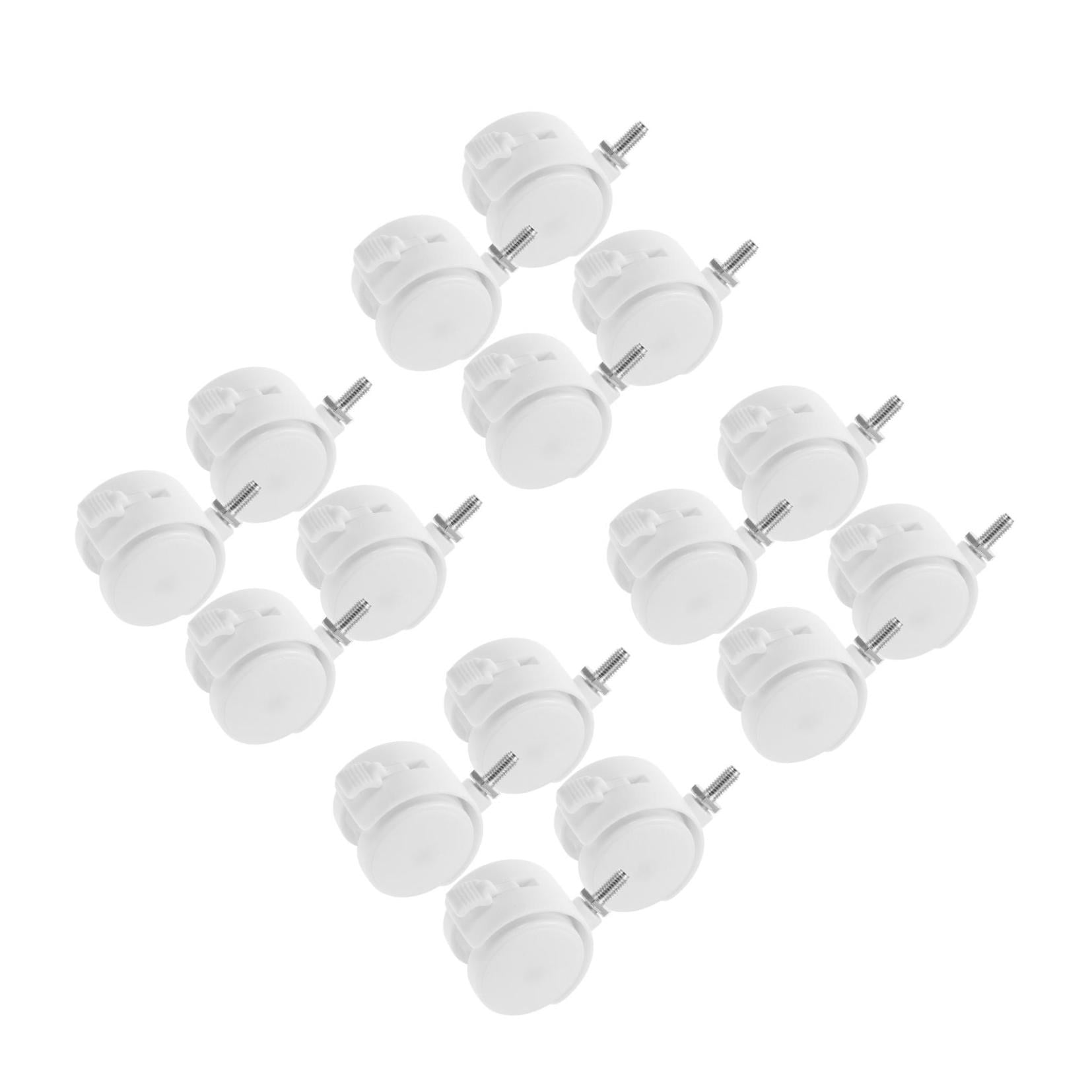 Worgeous 16 pcs  Wheels Furniture Chair Wheels Office Chair Caster Rolling Chair Wheels Computer Chair Wheels Rolling Chair Wheels Replacement Locking Chair Casters Furniture Casters