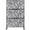 Black, variant on Gzxs Metal Privacy Screen, 76"H×48"W Outdoor Indoor Privacy Screen Panels with Stand, Freestanding Decorative Divider for Patio, Backyard, Deck (Green)