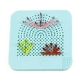 thumbnail image 4 of SHISUYAN Quilling Knitting Board Quilling Tool Quilling Grid Board Husking Board with Storage Box for Paper Crafting Winder Roll Square ( Blue ), 4 of 5