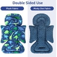 thumbnail image 4 of - Soporte para la cabeza del asiento de coche para bebé – Inserto de asiento de coche para bebés recién nacidos – Soporte suave para la cabeza del asiento de coche recién nacido para asientos, 4 of 5