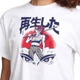 thumbnail image 3 of Instant Message - Reborn - Juniors Anime Cropped Cotton Blend T-Shirt, 3 of 6