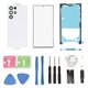 thumbnail image 1 of Vitre arrière et écran extérieur avant avec kits d'outils de maintenance professionnels pour Samsung Galaxy S22 Ultra 5G, blanc, 1 of 4