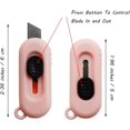 thumbnail image 2 of Mini Cutter Letter Opener Small Paper Slitter Art Knife for Envelope Mail Wrapping Cutting Box Express Unpacking 2 Pack, 2 of 8