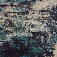 thumbnail image 4 of Nourison Celestial Abstract Ivory/Teal Blue 7' x 10' Area Rug, (7x10), 4 of 8