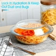 thumbnail image 3 of Neighborly Nook Mini-1 Liter Glass Casserole Dish With Lid, Round Oven Safe Glass Bakeware with Handles, 3 of 13