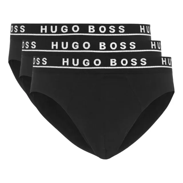 TRUSA HUGO BOSS NEGRO ALGODÓN PACK DE 3
