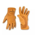 thumbnail image 2 of Plainsman Premium Cabretta Brown Leather Gloves 2 Pairs (Medium), 2 of 3
