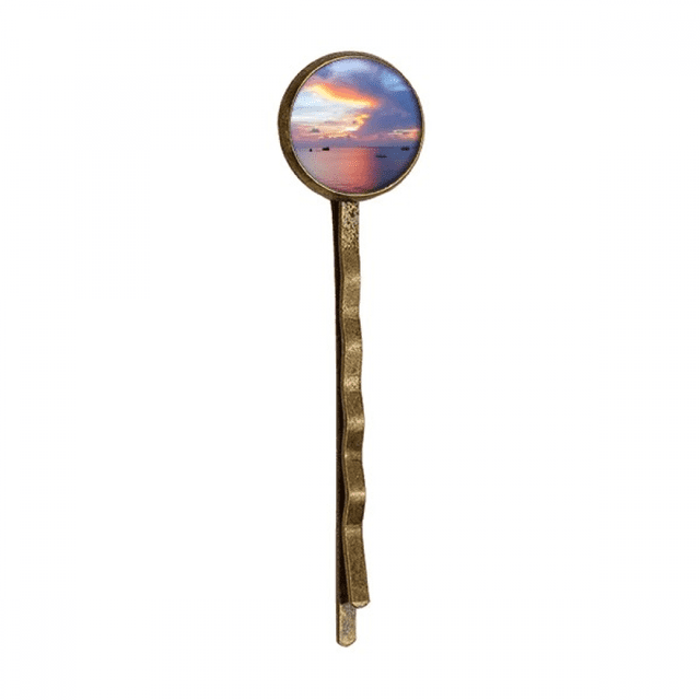 Ciel Océan Eau Science Nature Image Rétro Métal Cheveux Bobby Pin Headwear