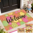 thumbnail image 7 of SLYNSHome Easter Bunny Doormats Welcome Outdoor Spring Rabbit Door Mats Front Door Rugs Non Slip Floor Mats for Porch Entryway Indoor Outdoor, 7 of 7