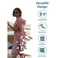 thumbnail image 5 of AVVEXA Surf Poncho Towel for Adult Women & Men From 100% Turkish Towel Cotton, Beach Poncho, Wetsuit  Changing Robe with Hood and Pocket for Surf, Swimming and Outdoor Sports, Lightweight, Ultra Soft, 5 of 11