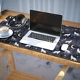 thumbnail image 3 of 35.4x15.7 Inch Gaming Mouse Pad, Non-Slip Stitched Rubber Desk Mat for Desktop & Laptop,Wolf Celestial Forest Starry Dark Blue Pattern, 3 of 6