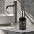 thumbnail image 6 of Unique Bargains 1 Pc Simple Cylindrical Soap Pump Dispenser for Hotel 400ml Black Silver Tone, 6 of 6