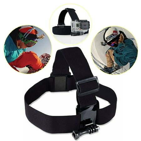 Headband Adapters Kit - Outdoor Head Strap Adjustable Elastic Mount Belt Headband Adapter For HD Hero gopro accessories 3/3+4/5/6 Camera