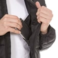 thumbnail image 3 of Trespass - Chaqueta de plumón con cremallera modelo Retreat para hombre (Negro) Trespass UTTP3092_black, 3 of 3