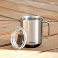 thumbnail image 6 of Ember Temperature Control Smart Mug 2, 10 oz, Stainless Steel, Up To 1.5-hr Battery Life - App Controlled Heated Coffee/Tea Mug - Improved Design, 6 of 13