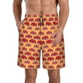 thumbnail image 1 of Balery Red Cars Traje de Baño Estilo Hawaiano para Hombre, Shorts de Secado Rápido con Bolsillos-Medium, 1 of 6