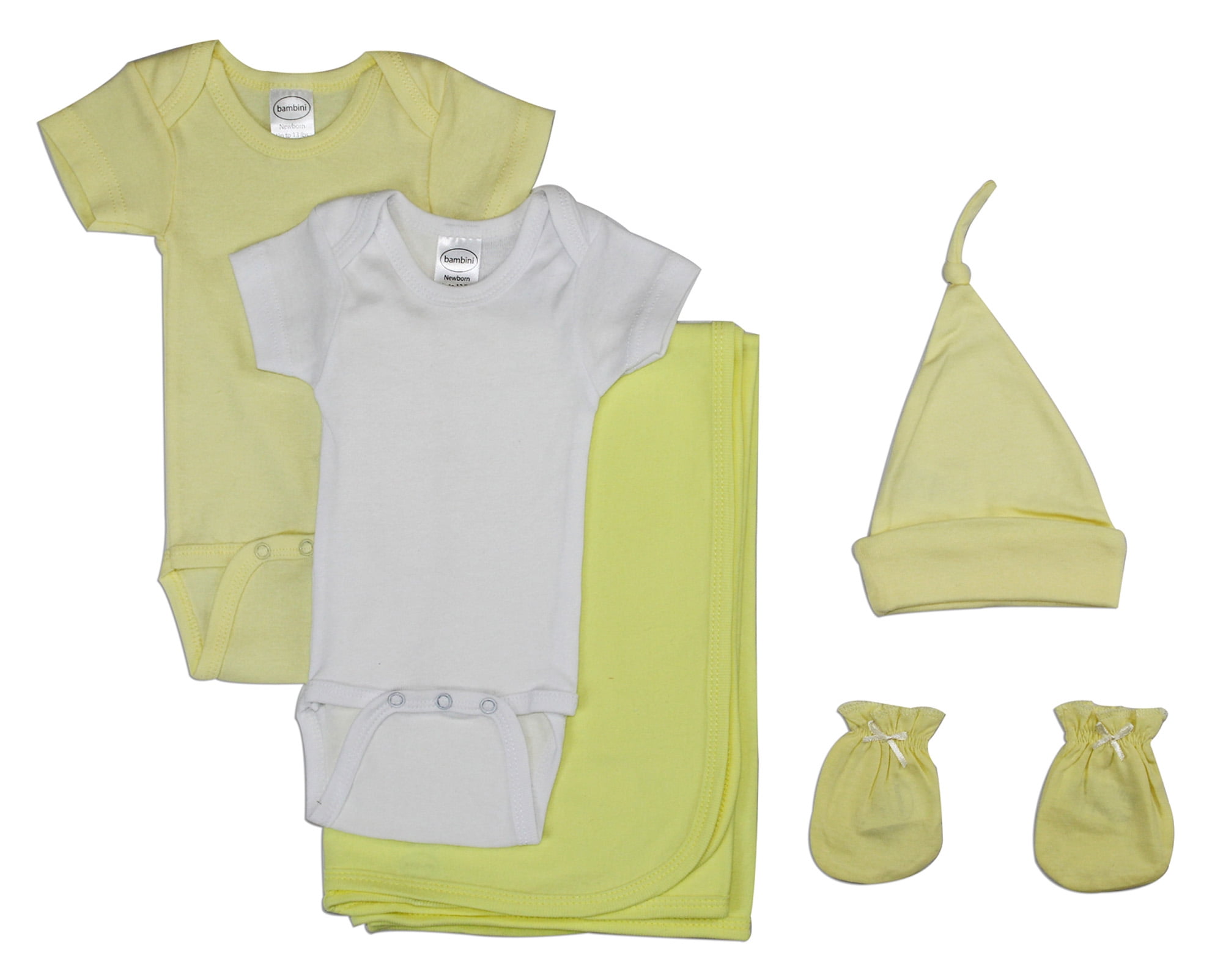 Bambini Newborn Baby 5 Piece Layette Set