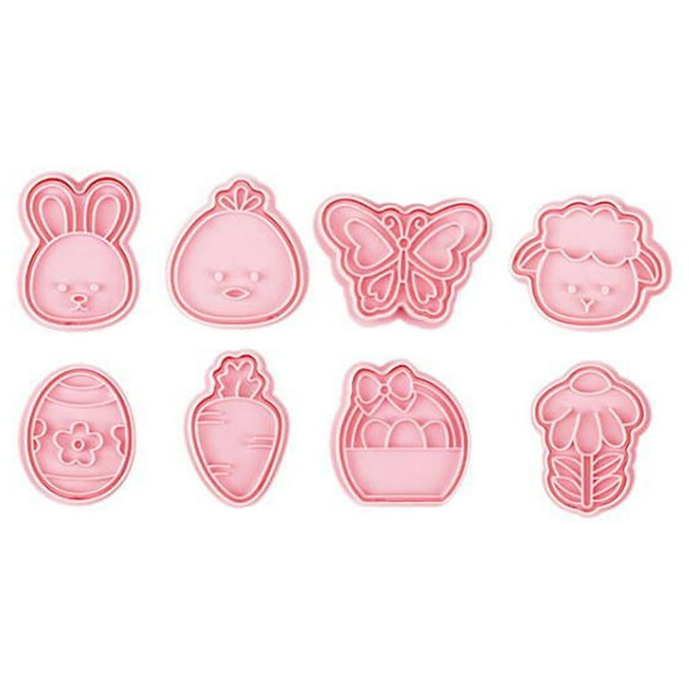 Easter Cookie Cutter, 8 Pcs Easter Day Cookie Cutters Set Easter Egg, —  CHIMIYA