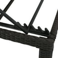 thumbnail image 5 of Raleigh Outdoor Wicker Chaise Lounge with Cushion, Dark Brown and Beige, 5 of 9