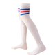 thumbnail image 1 of Altos calcetines JK sobre rodilla Sin resbalón Estilo preppy Manguera caliente Medias de muslo alto para ropa diaria Partido Halloween Cosplay Blue Red Ray Inevent AP008232-19B, 1 of 6