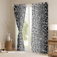 thumbnail image 3 of jejeloiu Wild Cheetah Pattern Blackout Curtains,Gray Sequin Print Curtains Pack of 2 (38x45 Each),Jungle Animal Window Curtains For Boys Girls,Super Cozy Room Decor, 3 of 6