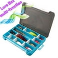 thumbnail image 6 of Fishing Tackle Box Lure Large-capacity Compartments Storage Hard Case O7S4, 6 of 7
