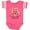 Football Pink and White, variant on Inktastic My Great Grandma Loves me- bear and hearts Boys or Girls Baby Bodysuit