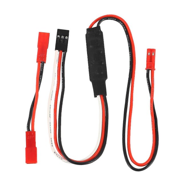 Winch Ch3 3 Ways Control Line Panel Remote Controller Receiver Cable For 1/10 Rc Crawler Axial Scx1