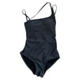 thumbnail image 1 of Women's Bathing Suits One Shoulder Cutout One Piece Swimsuit Swimwear, 1 of 5