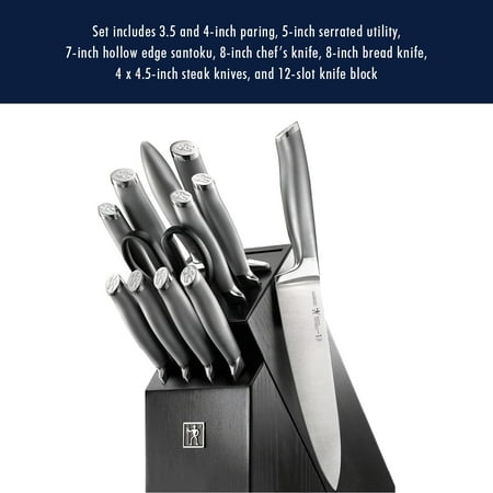 Henckels Modernist 13-pc Knife Block Set - Black