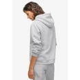 thumbnail image 2 of ellos Women's Plus Size Hooded Fleece Sweatshirt - 18/20, Heather Grey, 2 of 3
