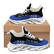 thumbnail image 1 of Zapatillas de tenis con estampado Zeta Phi Beta para hombre y mujer, color azul y blanco, con amortiguación de impactos, ligeras, con cordones y transpirables, para otoño e invierno, 1 of 6