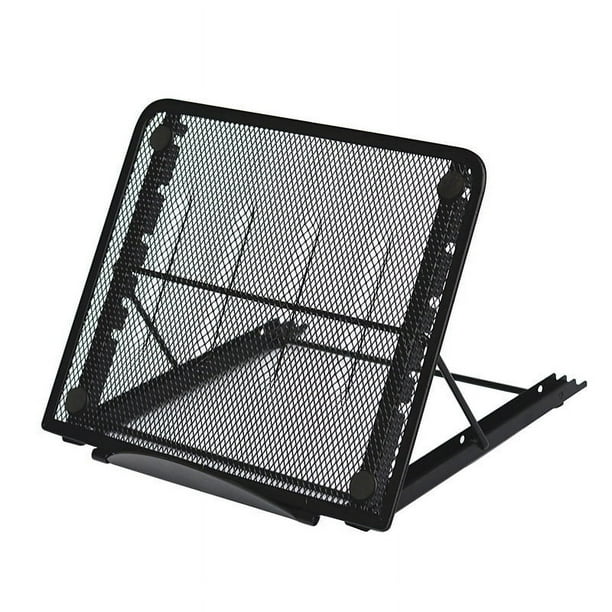 Soporte para computadora portátil, base para tableta, soporte plegable para piso, soporte combinado de malla de hierro para tableta