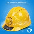 thumbnail image 1 of ANGGREK Construction ,Outdoor Work Hat,Outdoor Helmet With Solar Power Fan Working Hat Construction Protective Yellow, 1 of 8