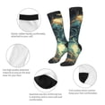 thumbnail image 3 of Xecao Enchanted Forest Skull Path Pattern Adult Stockings with Color-Block Design and 3D Print, Breathable Comfortable Hosiery for Daily Wear and Sports, 3 of 6