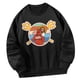 thumbnail image 4 of Sudadera con cuello redondo para mujer Ropa deportiva Estampado gráfico Ropa de mujer Manga larga S, 4 of 8