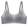 thumbnail image 2 of ZZwxWA Light Weight Bra Without Underwire for Women Padded Comfortable Everyday Bras Smoothing Seamless Bras Full Figure Bra, 2 of 5