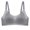 Gray, variant on Women's 3D Mesh Side Support Seamless Wireless Minimizer Bra, Wide Adjustable Strap Full Cup Cooling Comfort Bra for Large Bust Black S