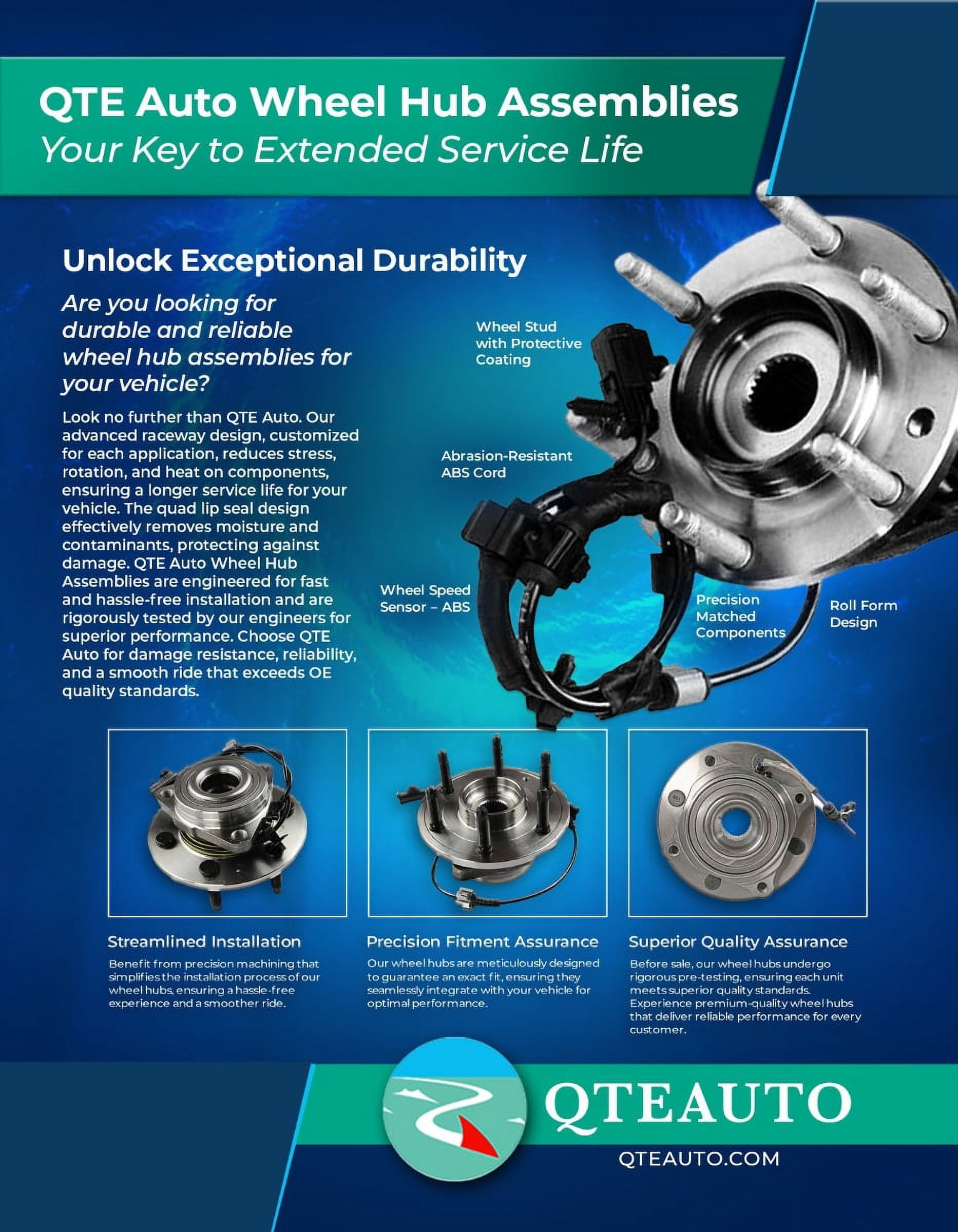 Front Wheel Hub Bearing Assembly For 2015-2022 Chevrolet Colorado 4WD