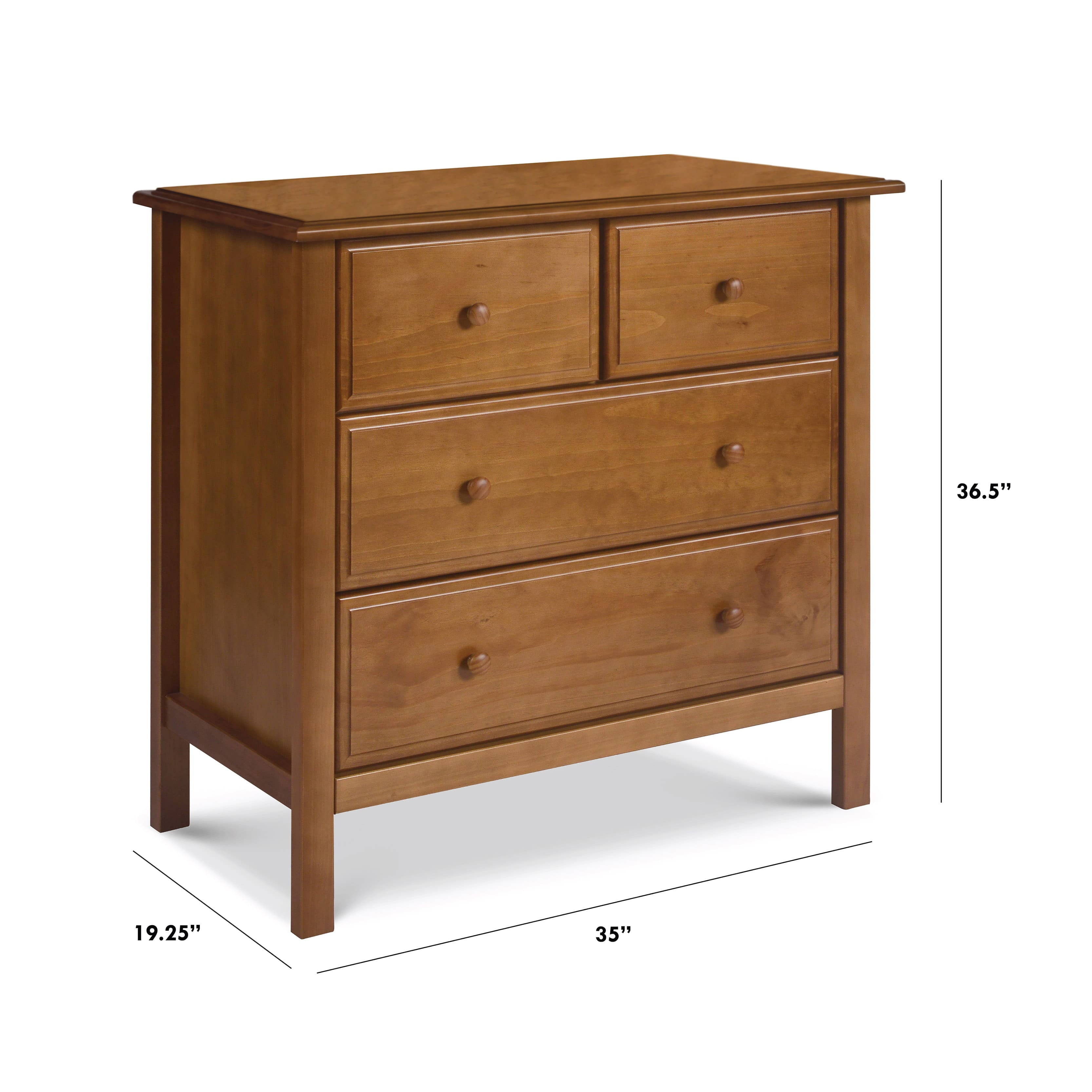 DaVinci Autumn 4-Drawer Dresser in Chestnut