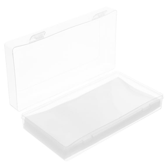 OUNONA 100pcs Currency Sleeves With Plastic Storage Case Clear Bill Holder Paper Money Currency Sleeves Protector For Collector Banknote Stamp