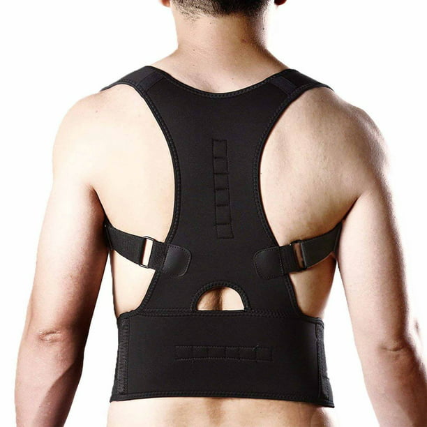 FITTOO Magnetic Posture Corrector Back Braces Shoulder Waist Lumbar ...