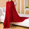 thumbnail image 3 of kurtrusly Cashmere-Like Knitted Throw Hand-Woven Large Comfortable Mat Coarse Wool Solid Color Sofa Blanket, 3 of 8