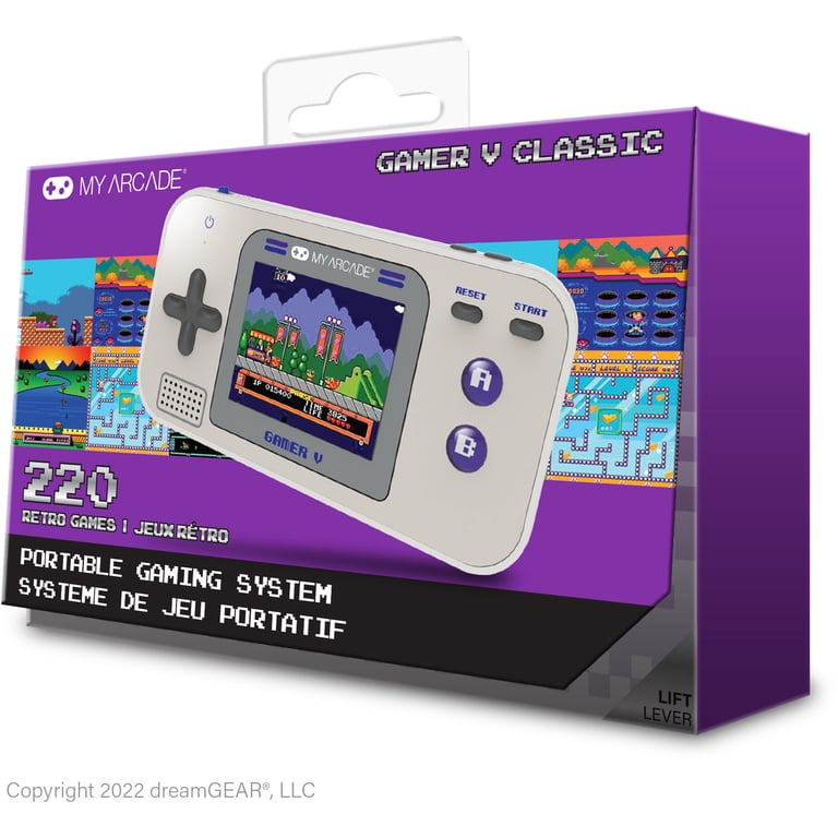 My Arcade Gamer V Classic, 220 Games, Gray & Purple photo 5