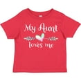 thumbnail image 3 of Inktastic My Aunt Loves Me- Heart Boys or Girls Toddler T-Shirt, 3 of 5
