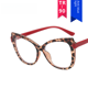 thumbnail image 2 of Gafas de sol TR90 con montura de ojo de gato a juego con color, con espejo plano y luz antiazul, con personalidad y contraste de color, sin maquillaje, 2 of 5