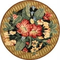 thumbnail image 5 of SAFAVIEH Chelsea Elton Floral Wool Area Rug, Black/Brown, 3' x 3' Round, 5 of 9